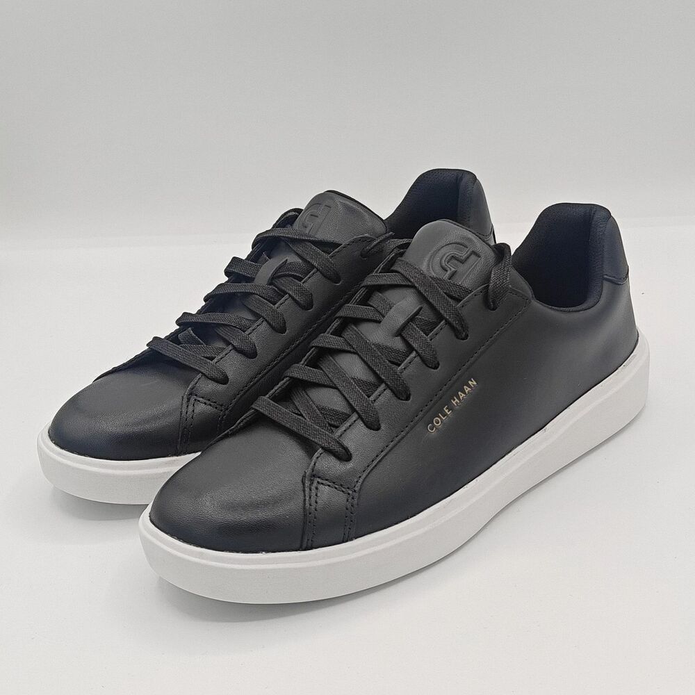 Cole Haan Grand Crosscourt Daily Sneaker Women’s Leather Shoes Black\ White